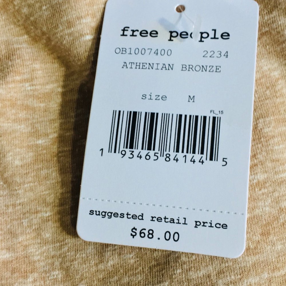 Free People ~ Bella Vista Thermal Tunic Top M - Picture 4 of 4